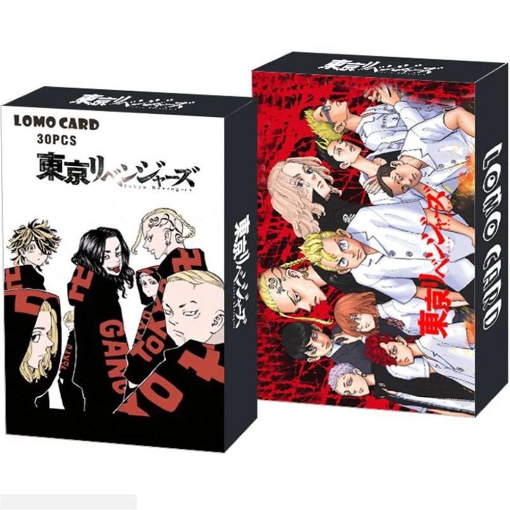 [Elegan] Tokyo Revengers Lomo Card Collection 30pcs/set Kartu Ucapan Mitsuya Takashi Hadiah Anak Kartu Pesan Kartu Pos Mini