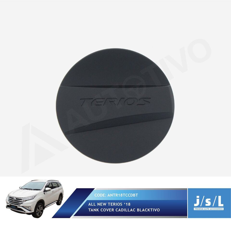 JSL Tank Cover Tutup Bensin All New Terios &amp; Rush 2018 Cadillac Blacktivo