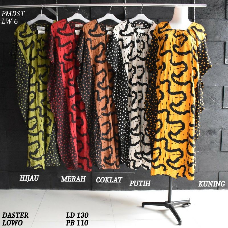 DASTER LOWO PREMIUM KERAH KARET BAHAN ADEM