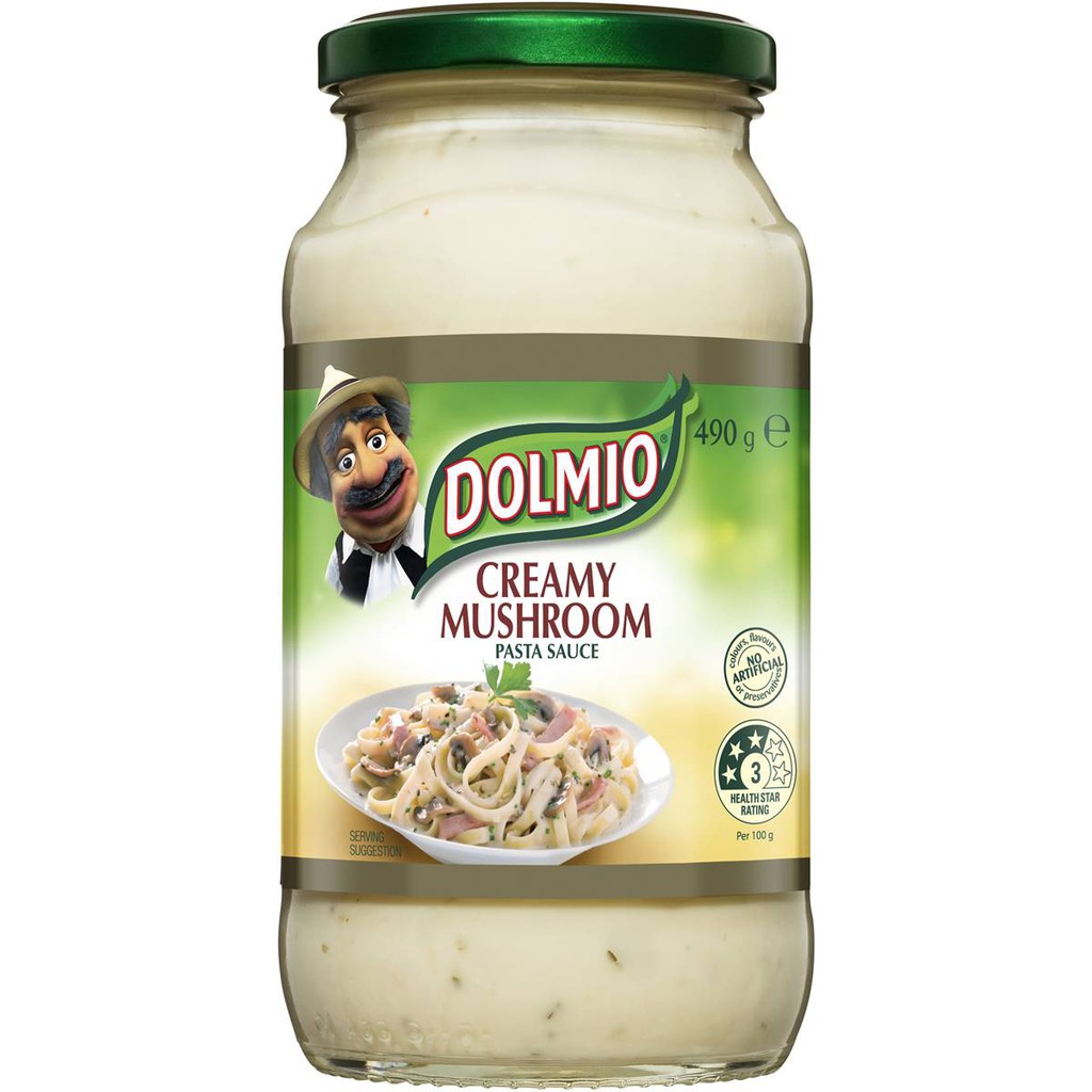 

Dolmio Creamy Mushroom Pasta Sauce Spaghetti Instant Sauce Saus Krim Jamur Instan Italian Food Dinne