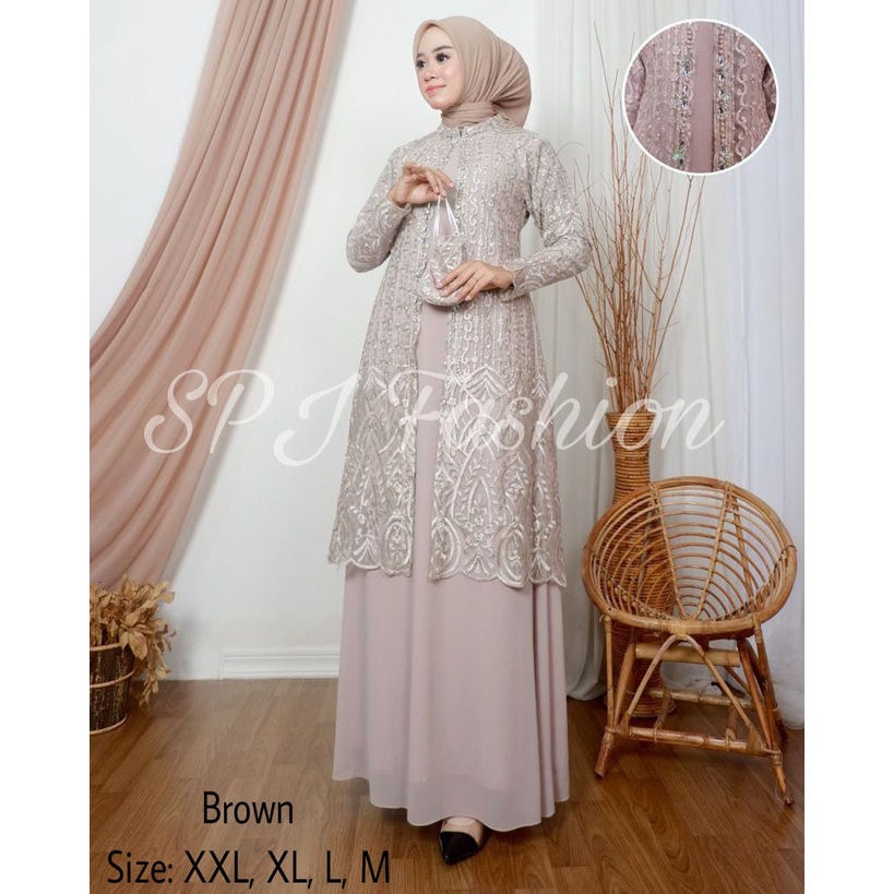 RILIS GAMIS PREMIUM/ TERMURAH ORIGINAL GAMIS KEJORA/ GAMIS OUTER BRUKAT TILE MUTIARA /GAMIS WANITA MODERN/GAMIS WISUDA/GAMIS PESTA/GAMIS LAMARAN/CASUAL GAMIS KEKINIAN TERLARIS DAN TERMURAH