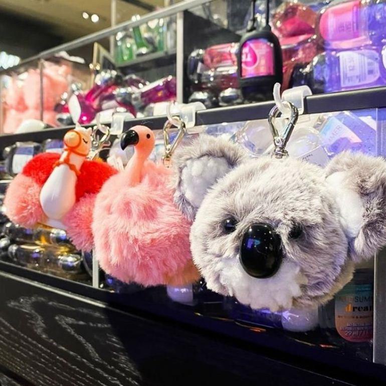 [Holder Only]Bath & Body Works Bbw Pocketbac Holder Koala Pom Wearable Snapcase Chain Id Card