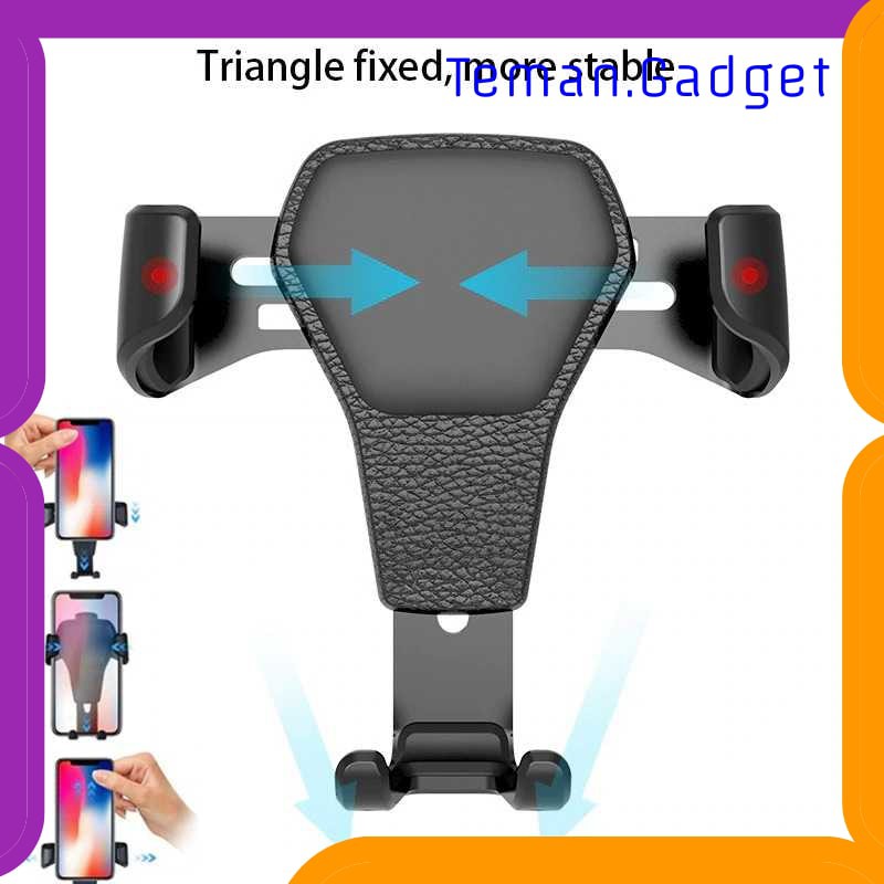 TG-BD120 PMXBT CAR HOLDER SMARTPHONE LEATHER GRAVITY BRACKET AIR VENT - OU25