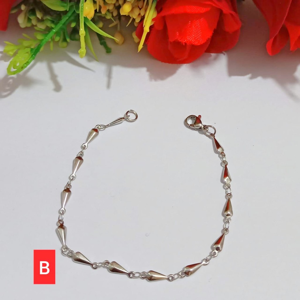 Gelang Rantai Dewasa Titanium (COD)