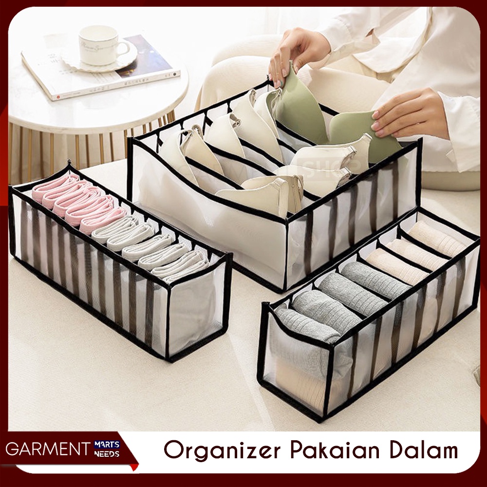 Jual Storage Box Organizer Celana Dalam Tempat Penyimpanan Kotak Bra BH