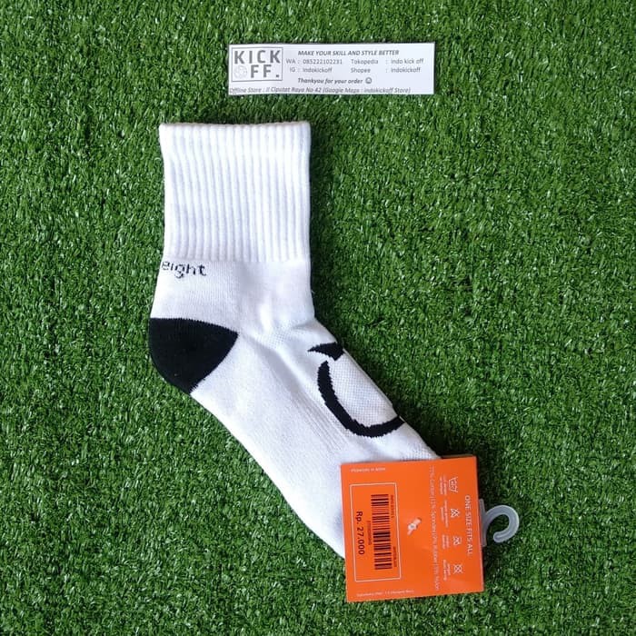 KAOS KAKI SEKOLAH/ KAOS KAKI OLAHRAGA ORTUSEIGHT RAPID SOCKS S - WHITE