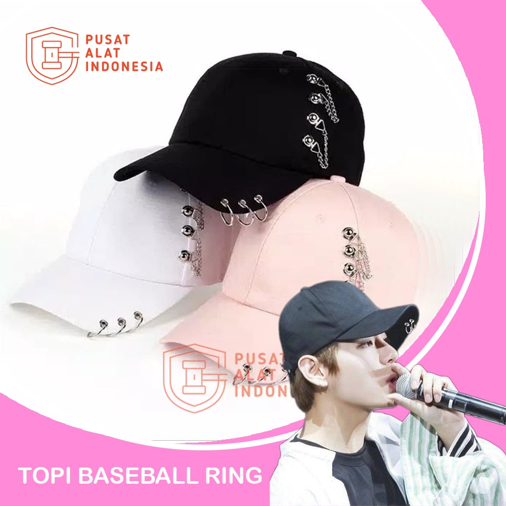 TOPI BASEBALL RING ANTING BESI BORDIR UNISEX KEREN KUALITAS PREMIUM KOREAN STYLE KPOP UNISEX MURAH PRIA WANITA DEWASA SR18