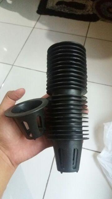 Netpot Net Pot Hidroponik Hitam Dia 5 Cm Tinggi 5 Cm Merk Isano