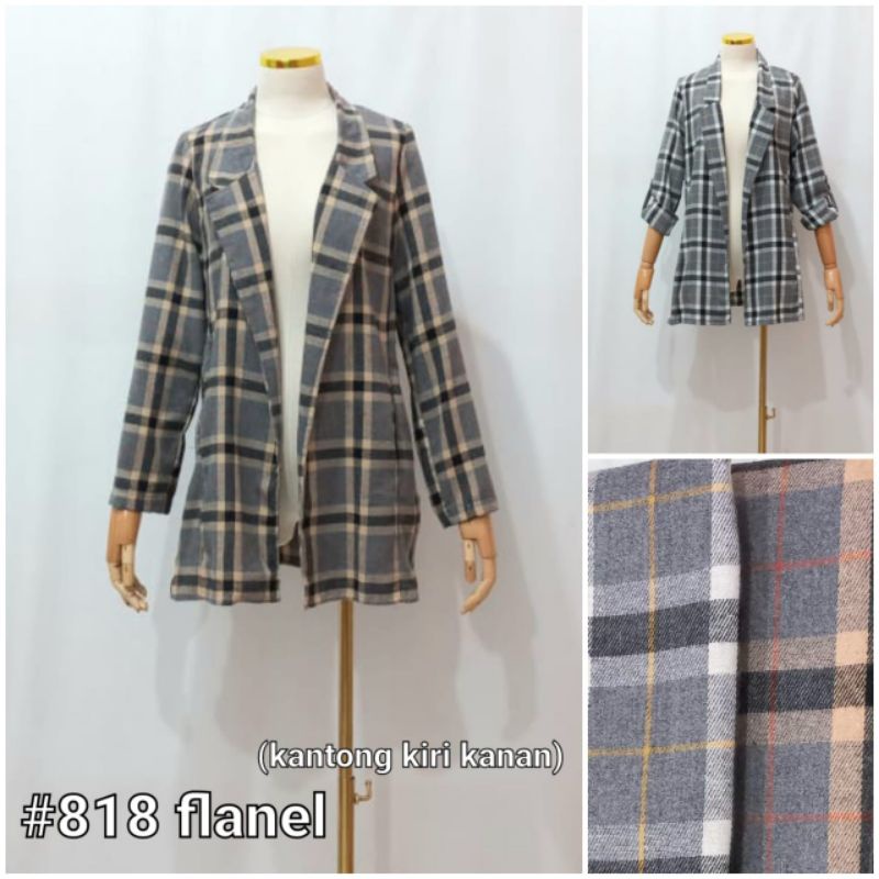 blazer flanel