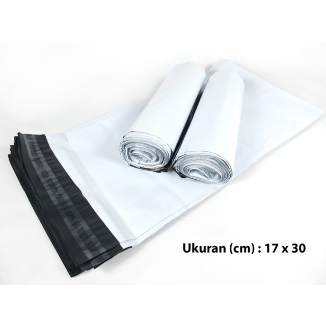 

(isi 100) 17 x 30cm Polymailer Polybag Kantong Amplop Plastik Packing (Isi 100)