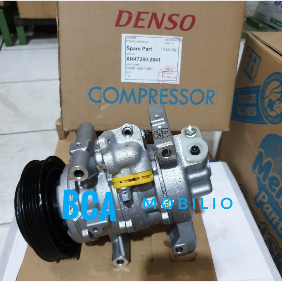 COMPRESSOR KOMPRESOR AC Mobil HONDA MOBILIO ASSY KOMPLIT ORIGINAL DENSO LENGKAP