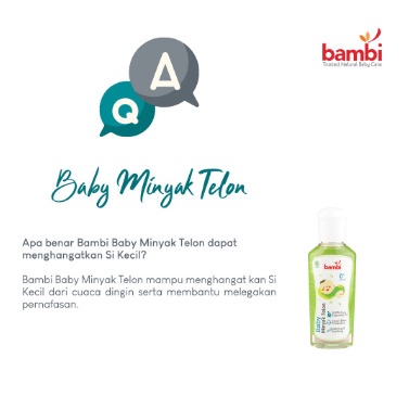 BAMBI Baby Minyak Telon 60ml