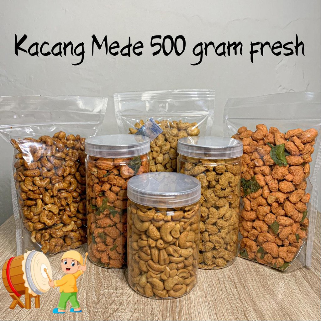 

#hotsale# Kacang mede toples hampers lebaran / mete original 500 gram