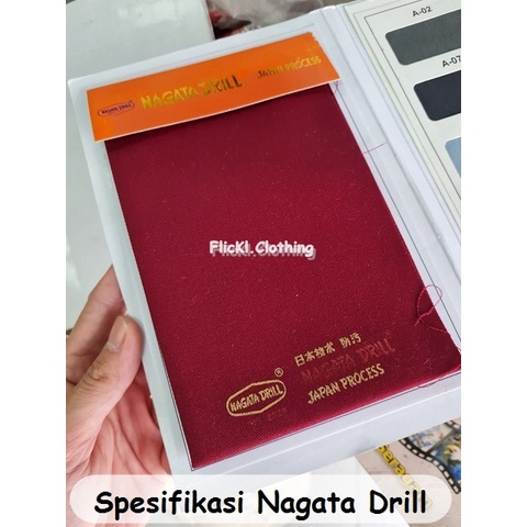 Bahan Kain Drill Nagata Drill Japan Rollan