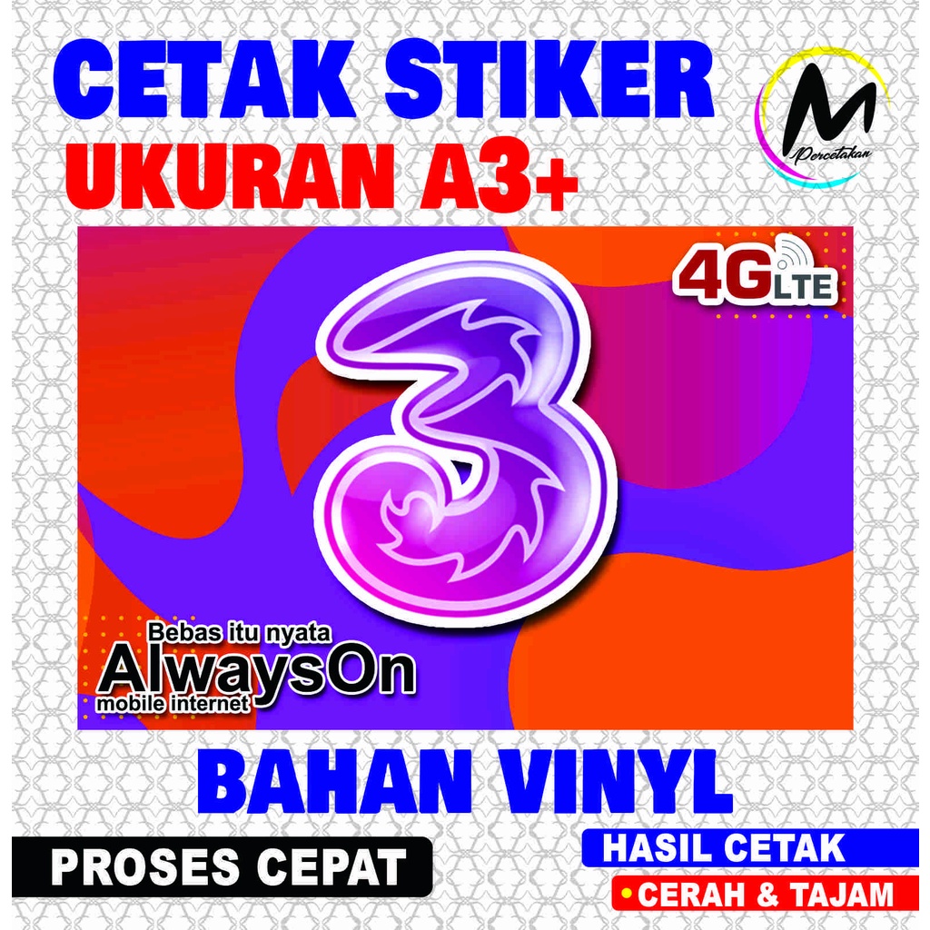 

Cetak Stiker Konter / Stiker Etalase / Stiker Dinding Ukuran A3+