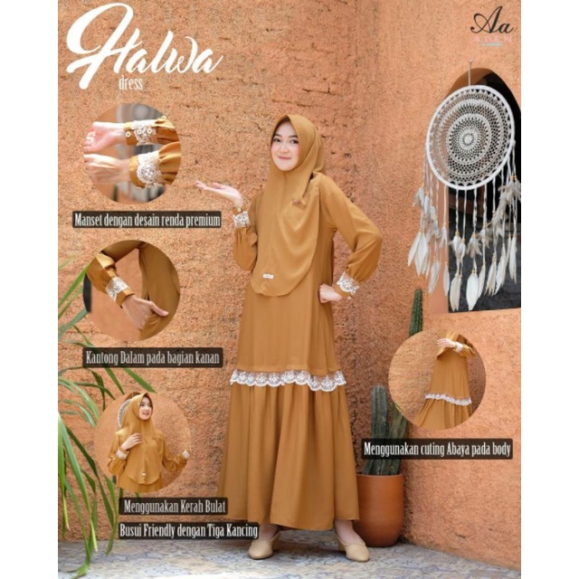 HALWA Set By Aden Hijab Ori