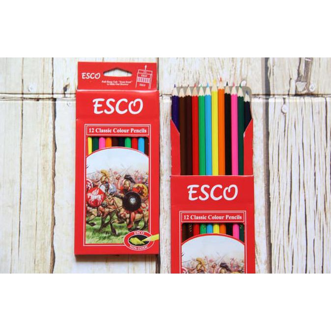 

Sale!! Pensil Warna Esco 12 Color Terbaru