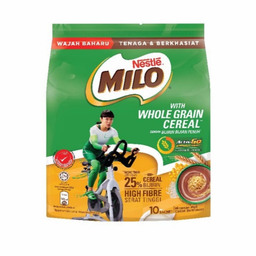 

MILO Activ-Go Whole Grain Sereal Malaysia (10 sachet)
