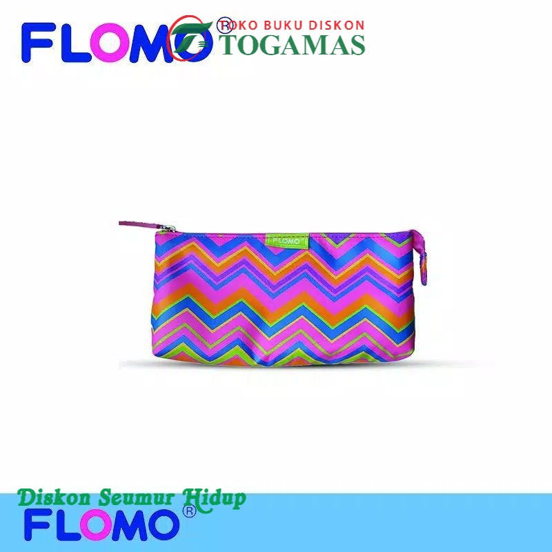 

FLOMO PENCIL BAG - ASSORTED MOTIF COLOURS