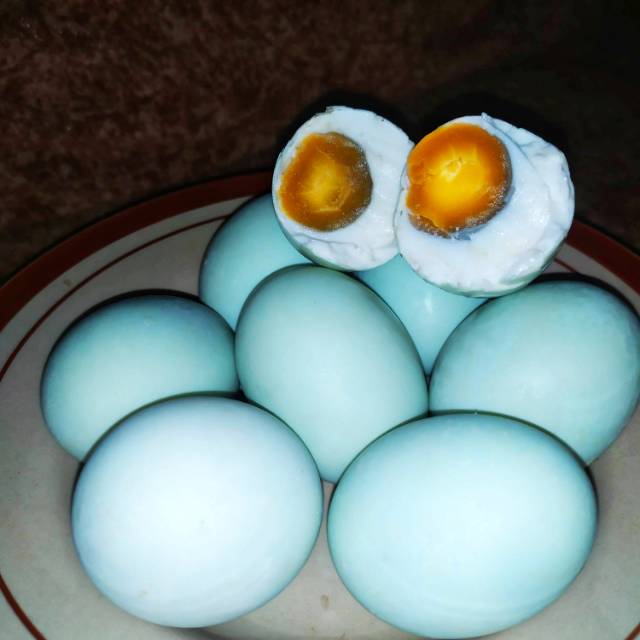 

Telur asin bebek mateng