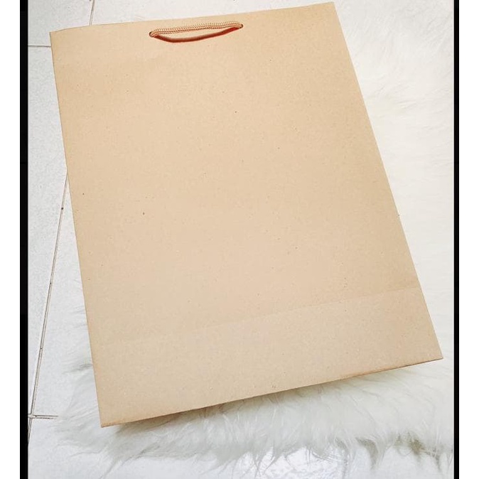 

(TERLARIS) Sale Paper Bag Portrait / Tas Kertas Gede / Paperbag Kraft Coklat /