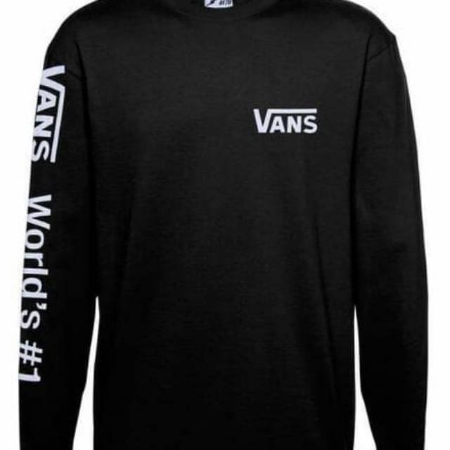 KAOS LENGAN PANJANG BIG SIZE VANS BARU 2XL 3XL 4XL