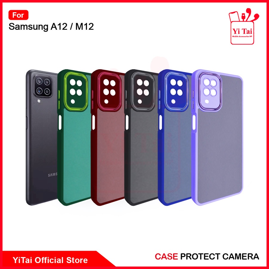 YC02 CASE YI TAI PROTECT KAMERA SAMSUNG A12 M12 A23 4G A21S - BDC