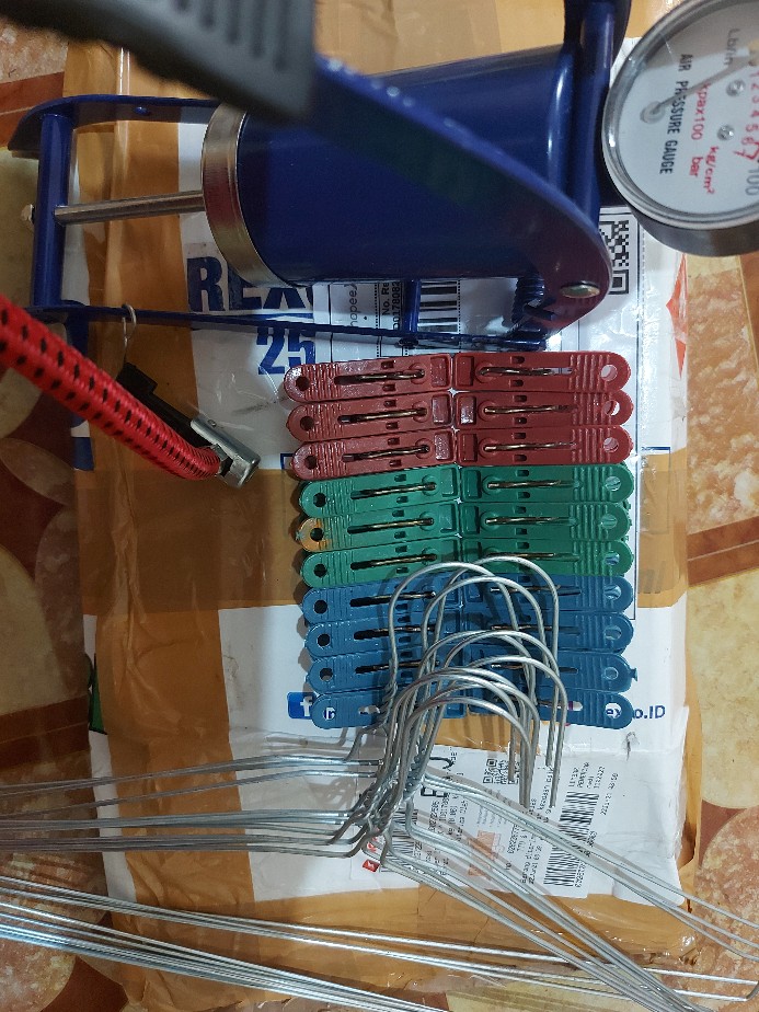 Pompa Kaki Injak Serbaguna Bola Balon Sepeda Foot Pump 100 Psi Tekanan Berfungsi Palazzo/werkline