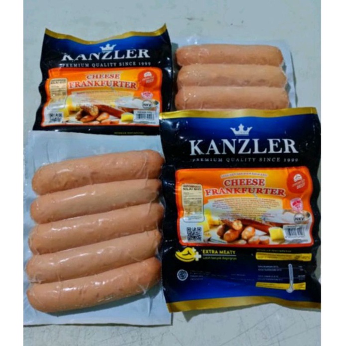 

SOSIS KANZLER CHEESE FRANKFURTER 360 GRAM
