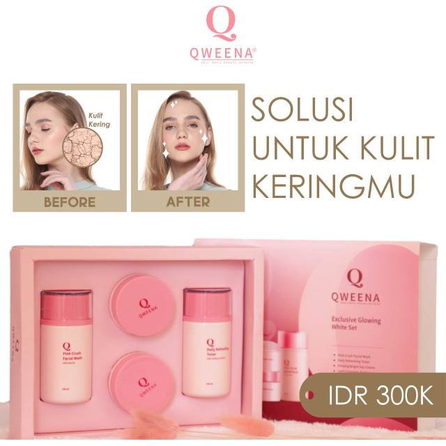 

Q.1 Exclusive Glowing White Set