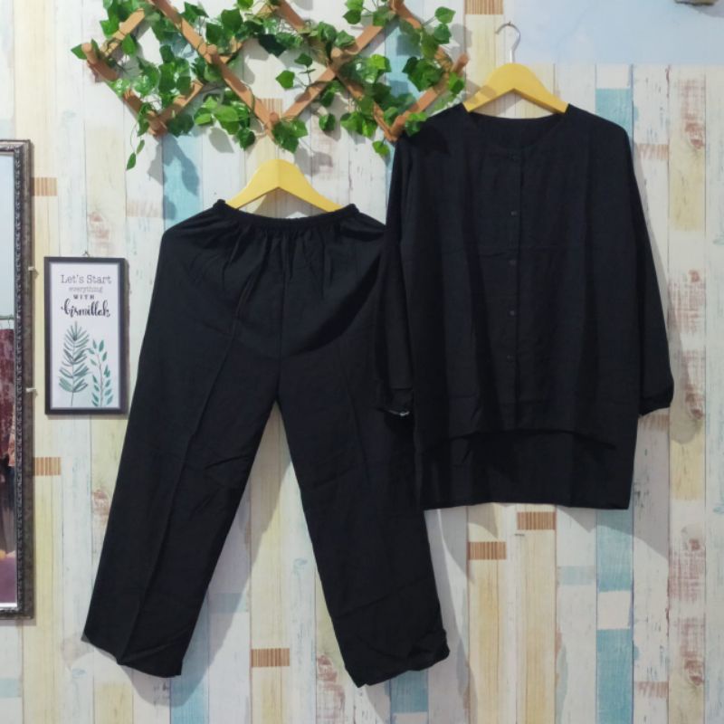 LD 110 SETCEL RAYON TWILL/ONE SET ANDIN/ SETCEL ANDIN-Andin st hitam