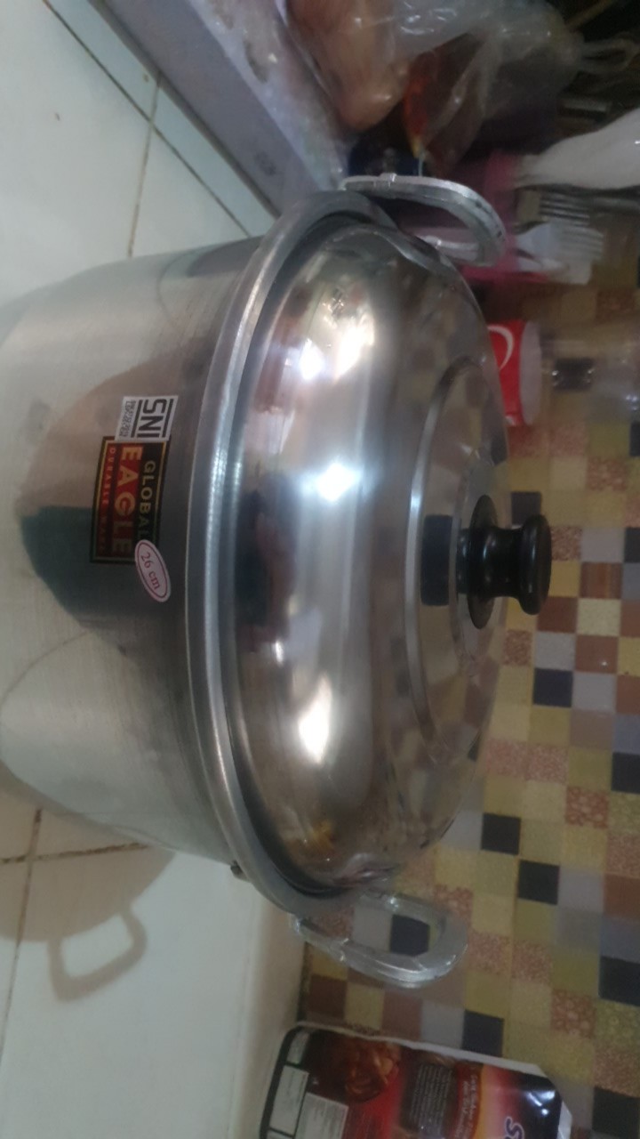 Panci Dandang Steamer  Masak Kukus / Langseng Ekonomi + Saringan