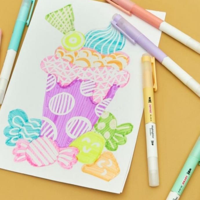 

Kekinian Erasable Highlighter Penanda Dapat Dihapus Joyko HL-69-6 original 100% ✓