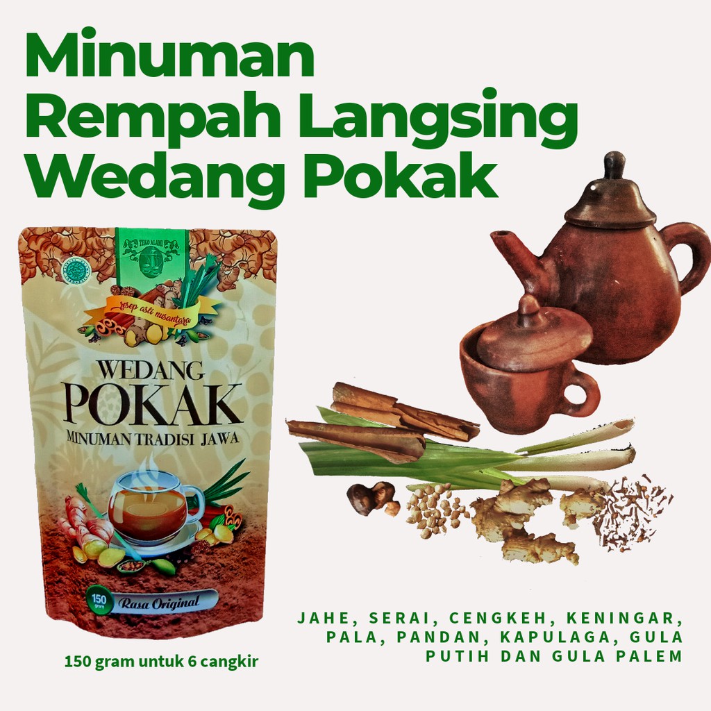 

Minuman Rempah Langsing Wedang Pokak