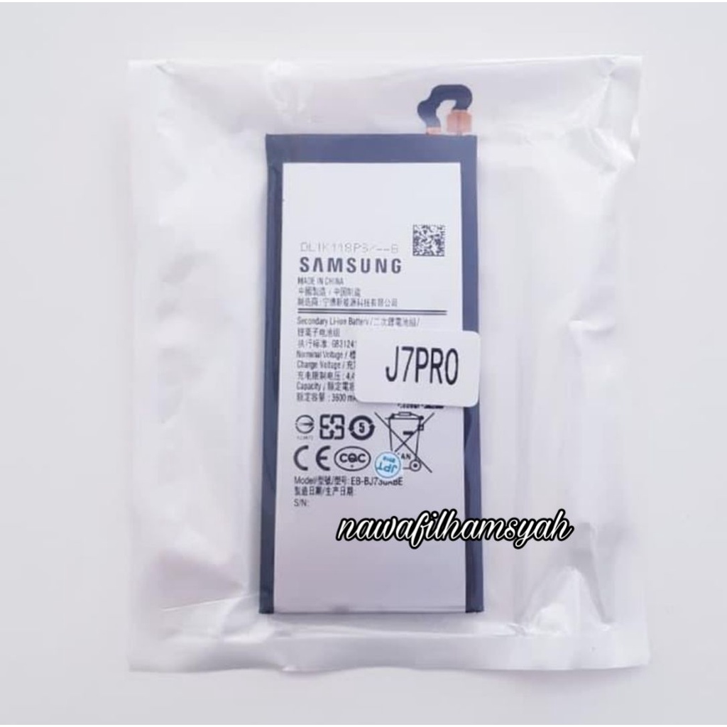 Baterai Original Samsung Galaxy J7 Pro SM J730F J730GM DS Batre Batrai