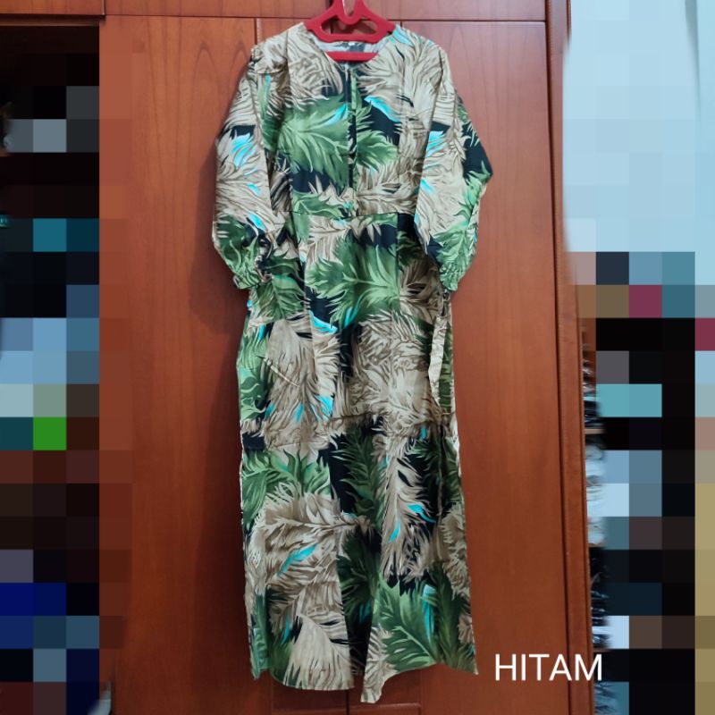 Gamis jamillah bahan katun apple fit to XL