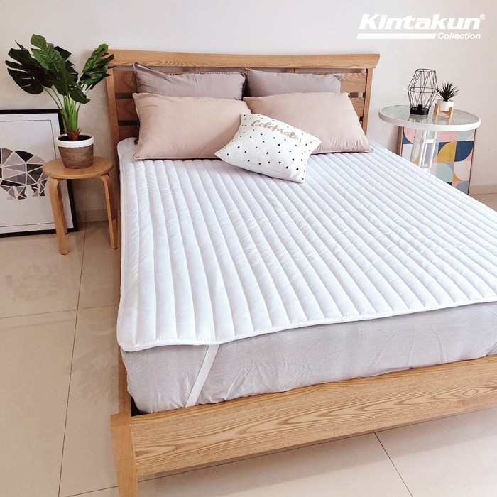 Kintakun Matras Protector Pelindung Kasur Uk. 160x200 - Putih