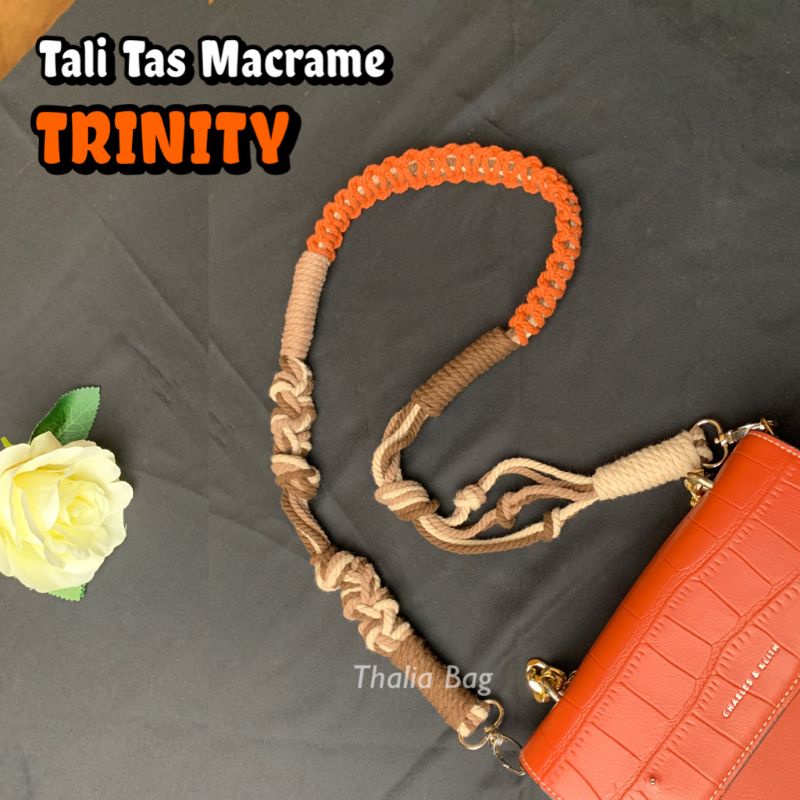 READY STOK STRAP BAG MACRAME TIRNITY BY THALIABAG ||  MACRAME HANDMADE || STRAP  BY THALIA|| TALI TAS MURAH || SHOULDER BAG MURAH|| SLINGBAG MURAH