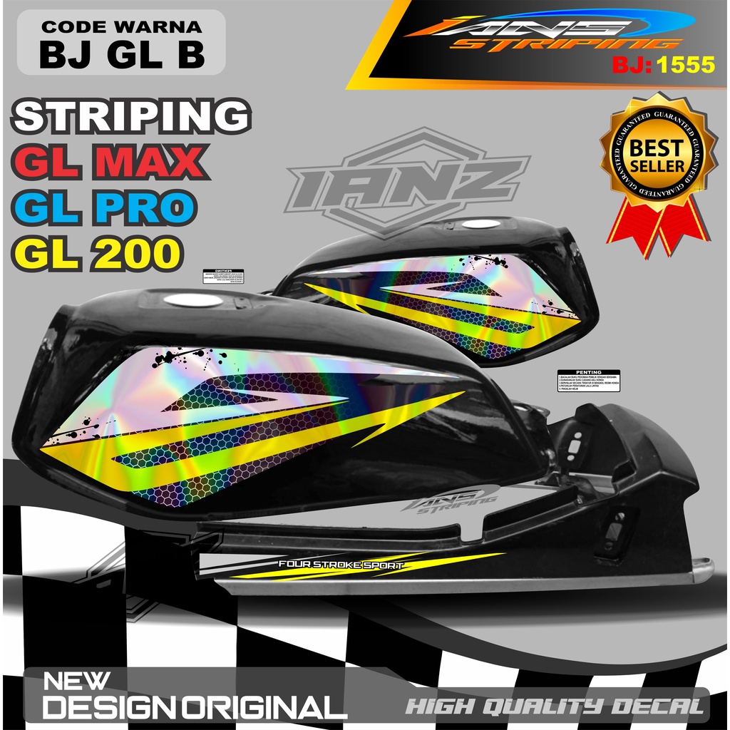 STRIPING GL PRO NEW DESAIN / STRIPING GL PRO MAX VARIASI HOLOGRAM / STRIPING GL