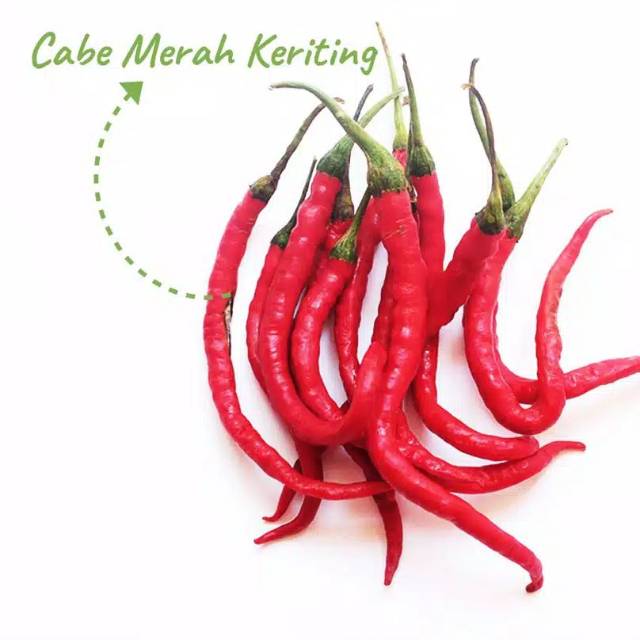 Cabe Merah Keriting Segar / Berat 500 gram