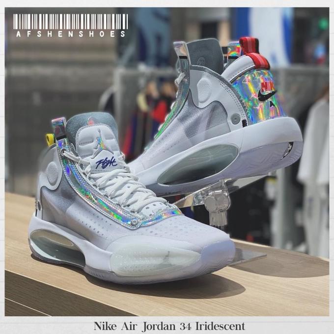 Sepatu Original Nike Air Jordan 34 Iridescent BNIB