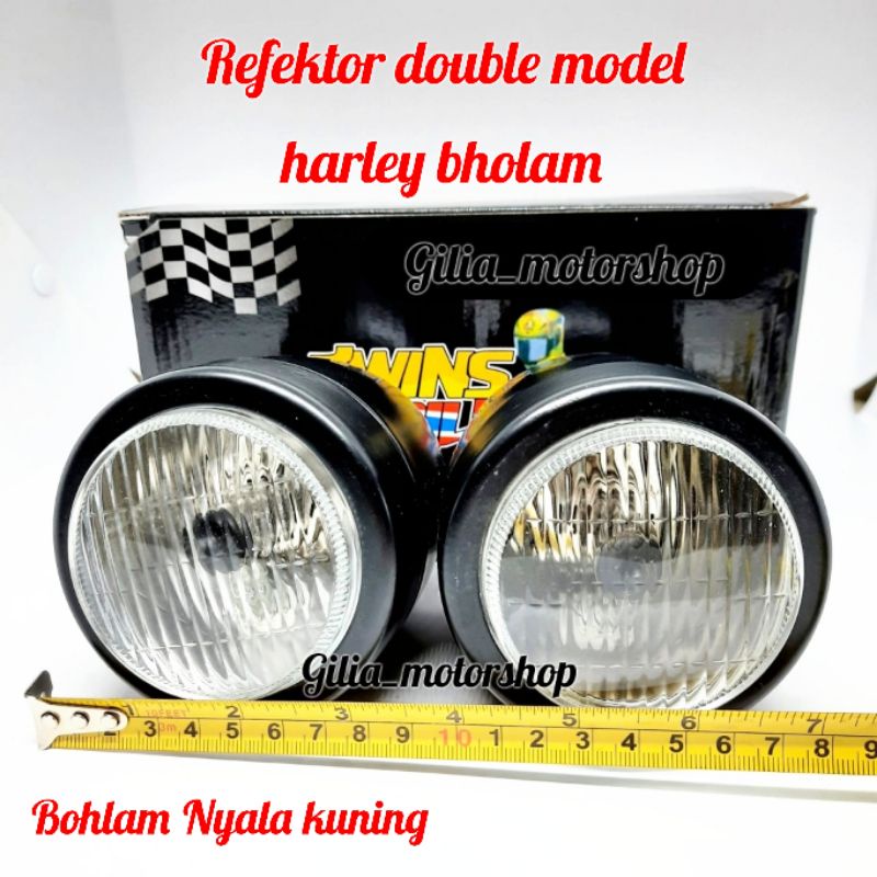 Lampu depan Cb japstyle Klasik Double Lampu depan japstyle doubel rxking cb ninja vixion Megapro