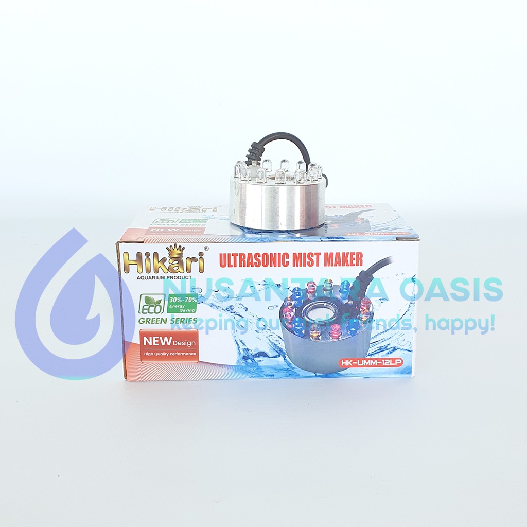 PEMBUAT KABUT AQUARIUM AQUASCAPE ULTRASONIC MIST MAKER HIKARI HKUMM12L