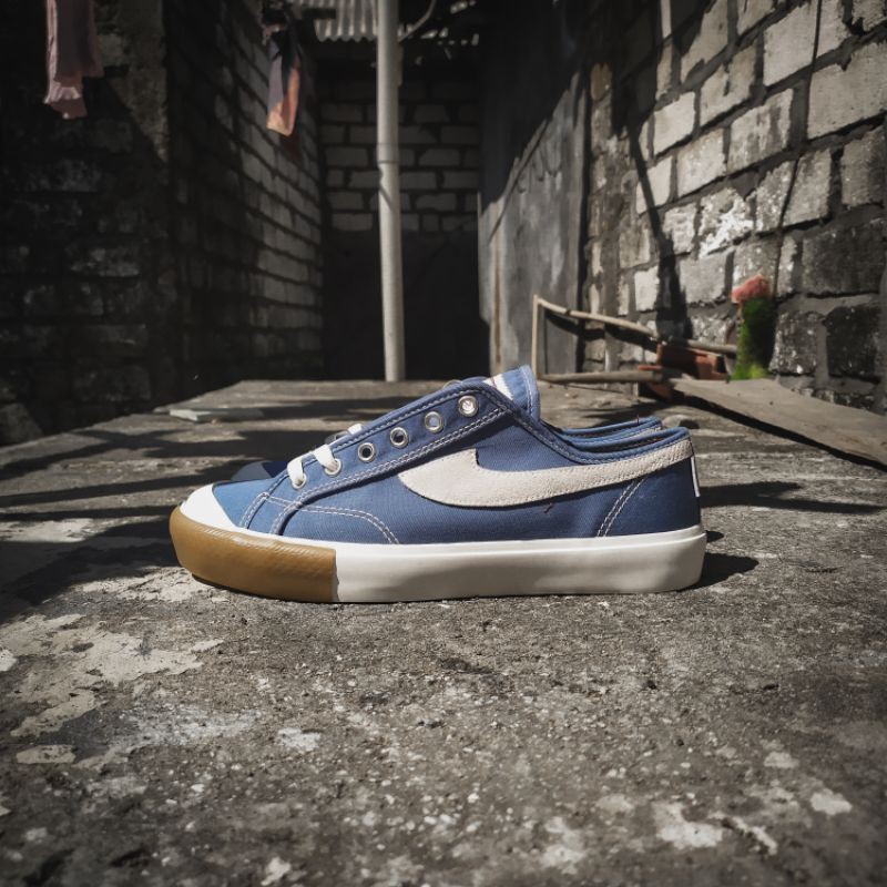  SEPATU  COMPASS  GAZELLE BLUE SKY SEPATU  LOKAL Shopee 