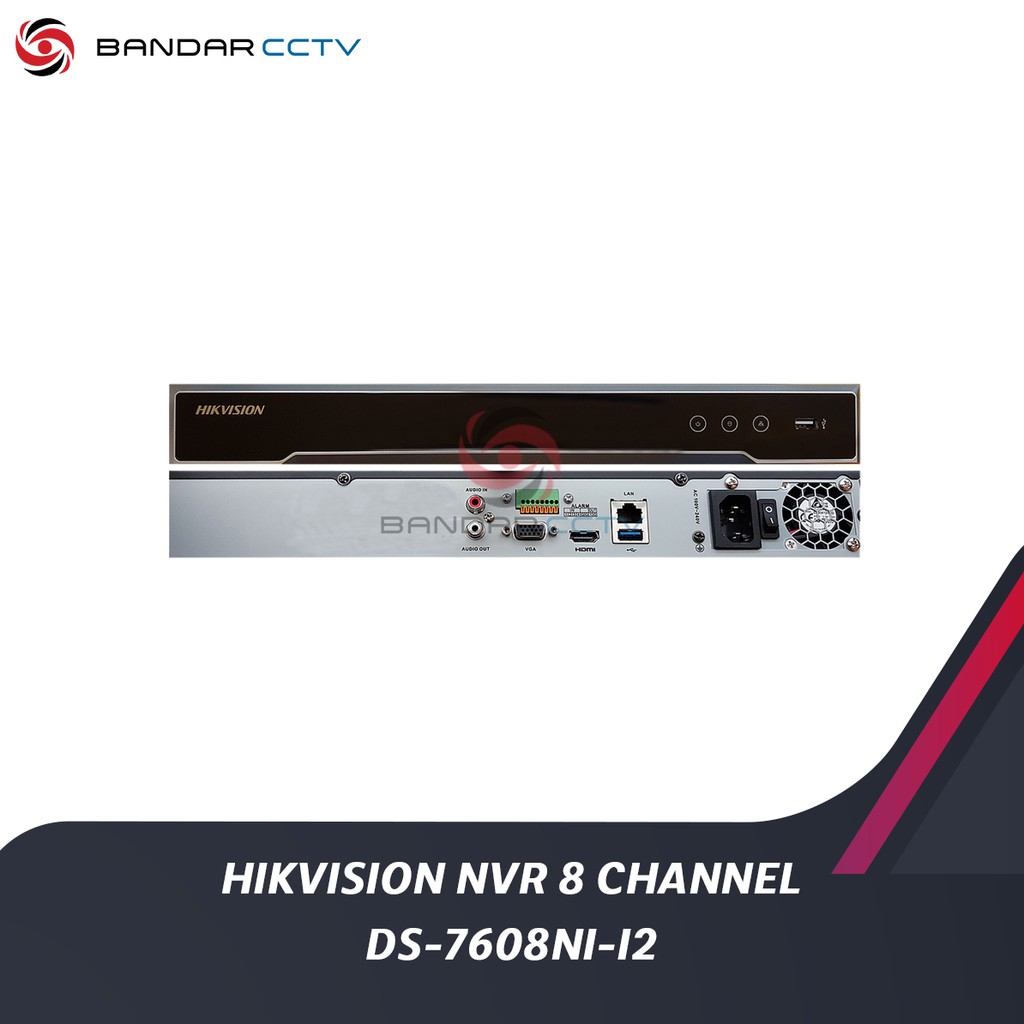 NVR HIKVISION 8 CHANNEL DS-7608NI-I2