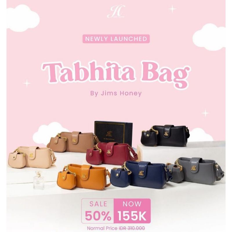 TAS TABITHA JIMS HONEY FREE BOX FREE DOMPET KOIN TAS SELEMPANG WANITA TAS JH MURAH TAS JIMS HONEY