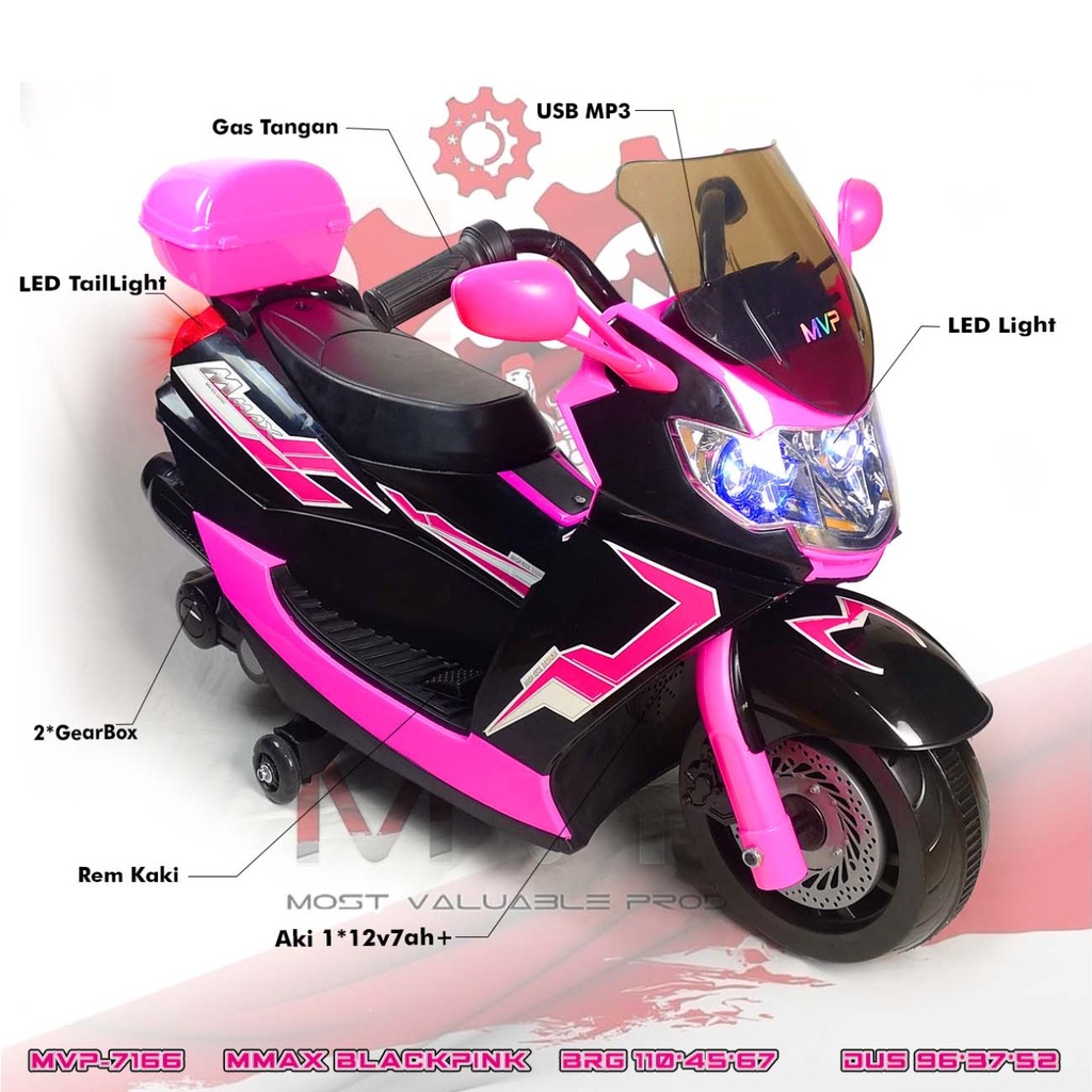 Mainan Anak Motor Aki M-MAX MVP-7166