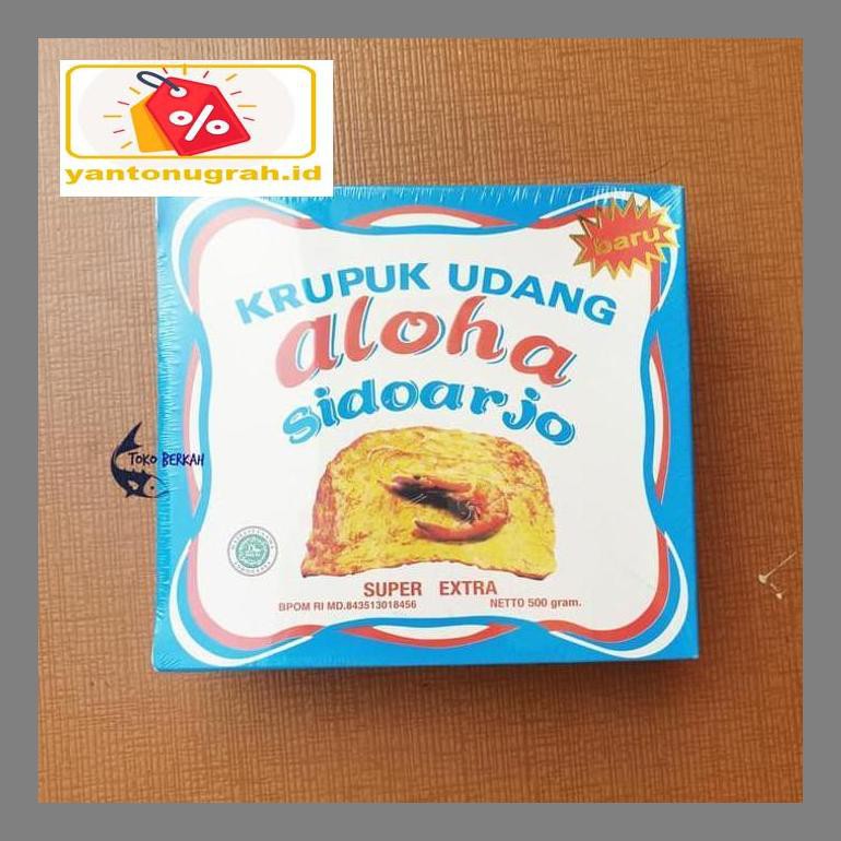 

S50Mkkar Kerupuk Udang Aloha / Krupuk Sidoarjo - Box Biru Dr05Ytd