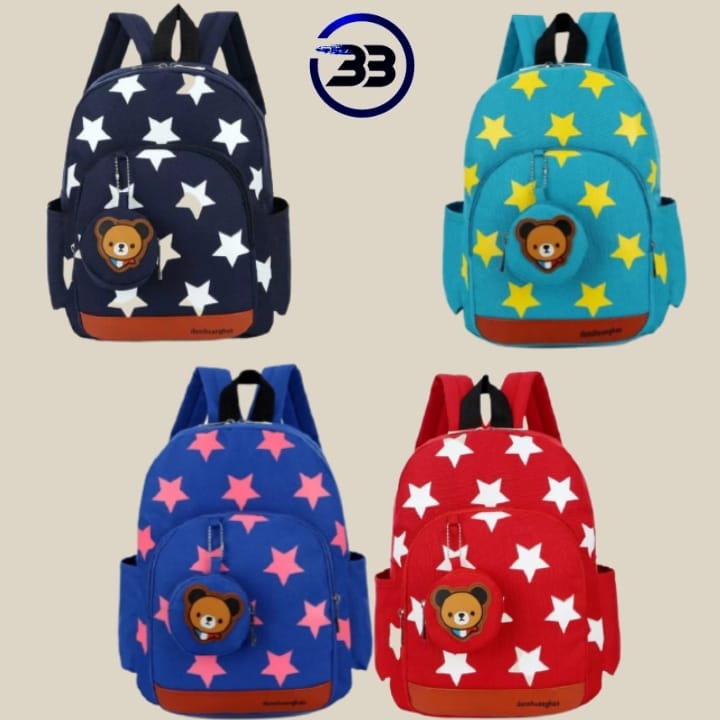BATOSAI FULL STAR - Gudang Tas Anak Ransel Sekolah Laki-laki Perempuan Sd Tk Smp Motif bintang
