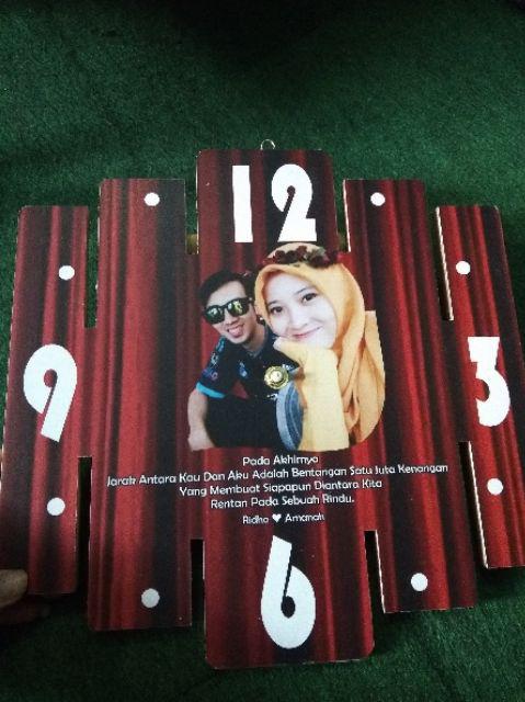 Jam Kayu Custom/jam Kayu Foto/jam Kayu Vintage